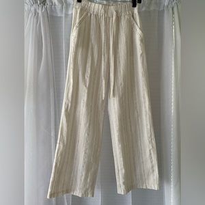 Boho Style Linen Pants with Tie by Sienna Sky
